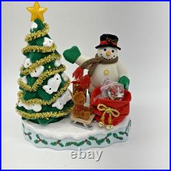 Avon A Wonderful Countdown To Christmas Talking Lighted Snowman Advent Tree
