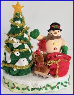 Avon A? Wonderful Countdown to Christmas Talking Lighted Snowman Advent Tree