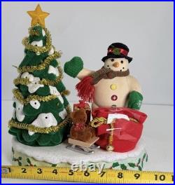 Avon A? Wonderful Countdown to Christmas Talking Lighted Snowman Advent Tree