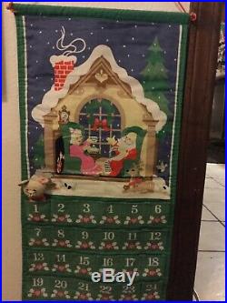 Avon Christmas Countdown Advent Calendar with Mouse 1987