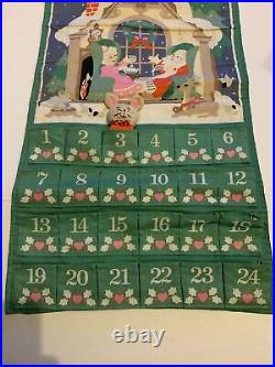 Avon Mouse Christmas Advent Calendar Countdown Holiday Wall Hanging Decor