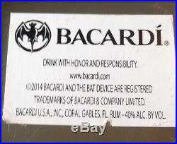 BACARDI HAUNTED HOUSE HALLOWEEN PARTY Punch Bowl Lombardi Rum Stainless Steel