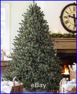 BALSAM HILL Classic Blue Spruce Christmas Tree, 6.5 ft, CLEAR LIGHTS