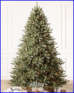 BALSAM HILL Classic Blue Spruce Christmas Tree, 7.5 ft, CLEAR LIGHTS