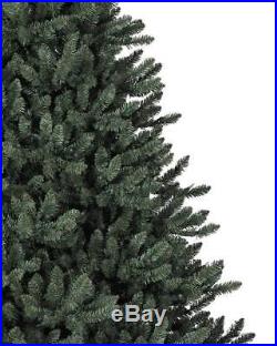 BALSAM HILL Classic Blue Spruce Christmas Tree, 7.5 ft, Candlelight LED