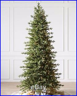 BALSAM HILL Red Spruce Christmas Tree Clear with Easy Plug SLIM -7.5ft