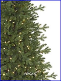BALSAM HILL Red Spruce Christmas Tree Clear with Easy Plug SLIM -7.5ft