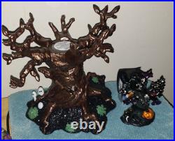 BATH AND BODY WORKS LIGHT-UP MONSTER TREE CANDLE PEDESTAL & WALLFLOWER PLUG Lot
