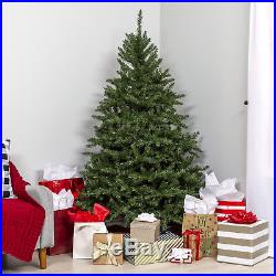 BCP 9ft Hinged Douglas Full Fir Artificial Christmas Tree with Metal Stand