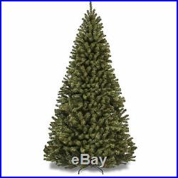 BCP 9ft Spruce Hinged Artificial Christmas Tree with Stand Green