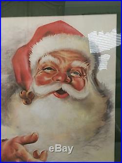 Ben Hampton Print 1969 Santa Claus Picture