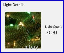 BH FRASER FIR NARROW reNEW 7.5' NARROW TREE with LED COLOR+CLEAR LIGHTS
