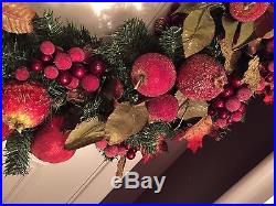 BOUNTIFUL FRUIT Hand-Crafted Christmas Wreath