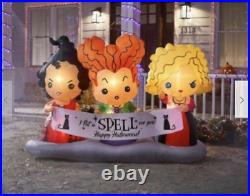BRAND NEW Disney 4.5 ft Hocus Pocus Sisters Scene Air Blown Inflatable