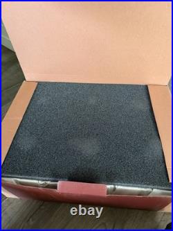 BRILLIANT BORDEAUX JUMBO ORNAMENT SET Of 6 Red And Gold Pre Owned Balsam Hill