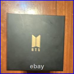 BTS Glass Snow Globe Black Base Tree Scene in BTS Logo Box Freestanding