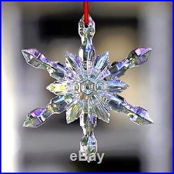 Baccarat 2012 Noel Crystal Christmas Snowflake Xmas Ornament 2613009 NEW IN BOX