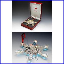 Baccarat 2012 Noel Crystal Christmas Snowflake Xmas Ornament 2613009 NEW IN BOX