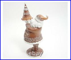 Baking Lace Gingerbread Santa Figurine by Valerie Exquisite