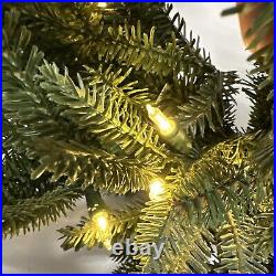 Balsam Hill 2-PACK 26 inch Fraser Fir Wreaths Clear Candlelight $239 Open Box