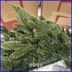 Balsam Hill 2-PACK 26 inch Fraser Fir Wreaths Clear Candlelight $239 Open Box
