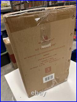 Balsam Hill 2-PACK 26 inch Fraser Fir Wreaths Clear Candlelight $239 Open Box