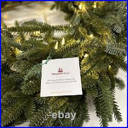 Balsam Hill 36 Wreath with Candlelight LED Electric Open box Gorgeous $349