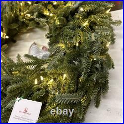 Balsam Hill 36 Wreath with Candlelight LED Electric Open box Gorgeous $349
