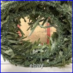 Balsam Hill 36 Wreath with Candlelight LED Electric Open box Gorgeous $349