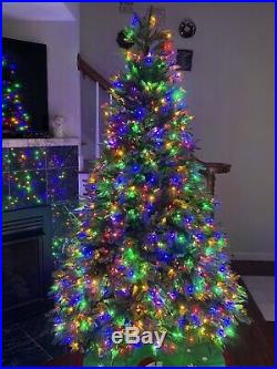 Balsam Hill 7.5 Flip Tree -Most Realistic Balsam Fir 1440 LED Color + Clear