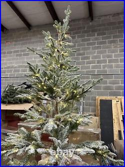 Balsam Hill 9 Foot Frosted Alpine Balsam Fir Tree Fairy Lights Open $999 READ