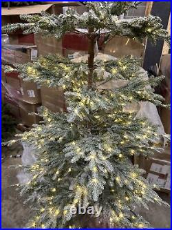 Balsam Hill 9 Foot Frosted Alpine Balsam Fir Tree Fairy Lights Open $999 READ
