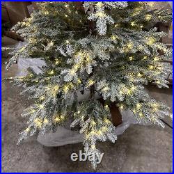 Balsam Hill 9 Foot Frosted Alpine Balsam Fir Tree Fairy Lights Open $999 READ