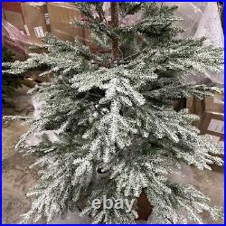 Balsam Hill 9 Foot Frosted Alpine Balsam Fir Tree Fairy Lights Open $999 READ