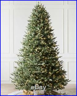 Balsam Hill BALSAM FIR Artificial Christmas Tree w EASY PLUG 7.5' Color + Clear