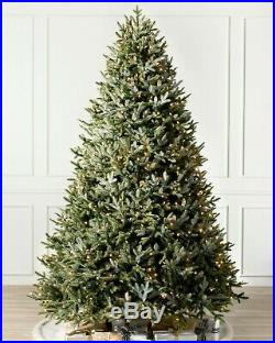 Balsam Hill BH Fraser Fir Christmas Tree 7.5 Ft Color + Clear LED W Easy Connect