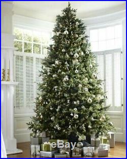 Balsam Hill BH Fraser Fir Christmas Tree 7.5 Ft Color + Clear LED W Easy Connect