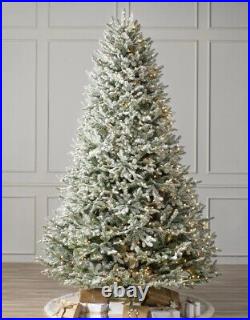 Balsam Hill BH Frosted Fraser Fir, 7.5′ tree with Easy plug and Candlelight