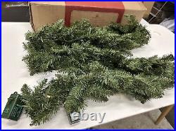 Balsam Hill Berkshire Mountain Fir 10 Ft Garland Candlelight LED Open $239