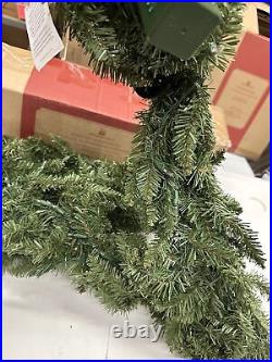 Balsam Hill Berkshire Mountain Fir 10 Ft Garland Candlelight LED Open $239
