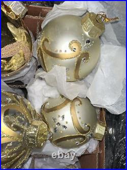 Balsam Hill Biltmore Christmas Tree Ornaments Set 15 Pcs Lot D