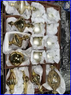 Balsam Hill Biltmore Christmas Tree Ornaments Set 16 Pcs Lot B