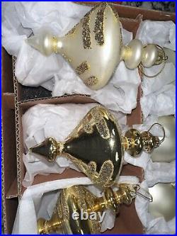 Balsam Hill Biltmore Christmas Tree Ornaments Set 16 Pcs Lot B