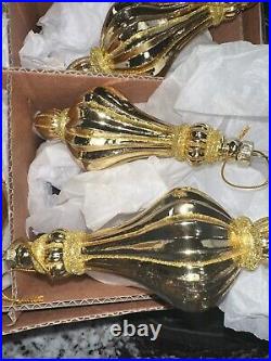 Balsam Hill Biltmore Christmas Tree Ornaments Set 16 Pcs Lot B