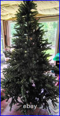 Balsam Hill Christmas Tree Unlit Classic Blue Spruce 7′ with Storage Bag