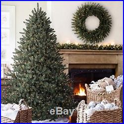 Balsam Hill Classic Blue Spruce Artificial Christmas Tree, 7.5 Feet, Clear Light