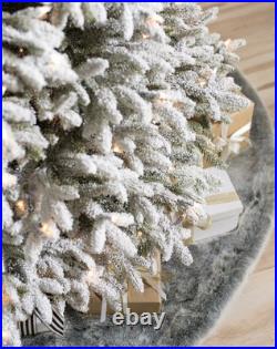 Balsam Hill Frosted Frasier Fir 7.5ft Tree With Clear Lights