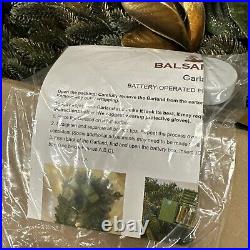 Balsam Hill Gilded Leaf Magnolia Garland 6 ft 2-PACK $459 Gorgeous