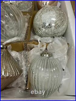 Balsam Hill Jumbo French Country Ornament Set 12-Piece NEWith Open box