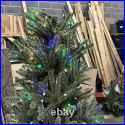 Balsam Hill Nantucket Blue Spruce Color+Clear Prefluffed Tree 6.5 Ft OPEN